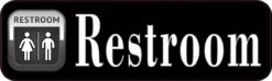 Unisex Restroom Sticker