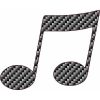 Herringbone Double Eighth Note Sticker