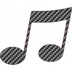 Herringbone Double Eighth Note Sticker