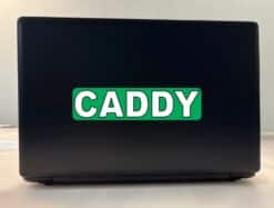 8in x 2in Caddy Sticker