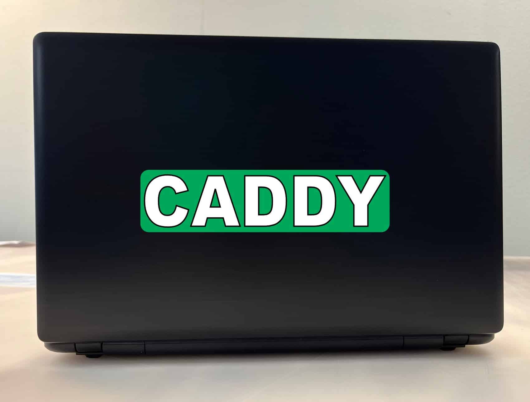 8in x 2in Caddy Sticker