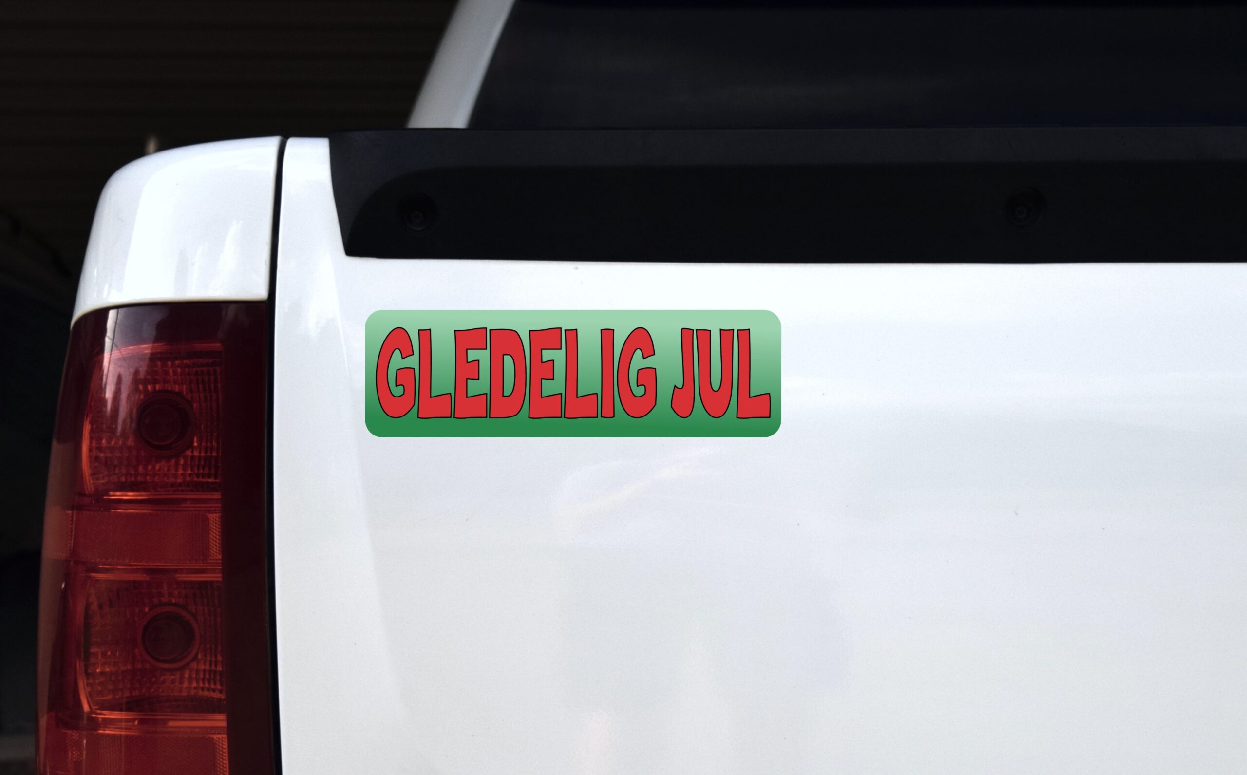 10in x 3in Norwegian Gledelig Jul Magnet