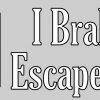 Gray I Brake for Escape Rooms Bumper Sticker