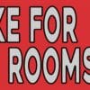 10in x 3in Red I Brake for Escape Rooms Bumper Sticker