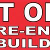 Exit Only No Re-Entry to Building Sticker