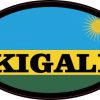 Oval Rwandan Flag Kigali Sticker