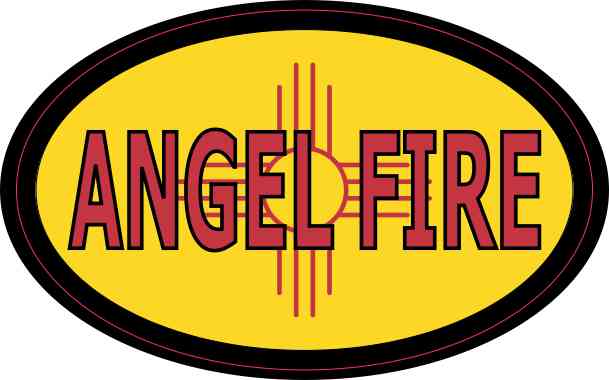 Oval New Mexico Angel Fire Sticker