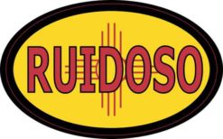 Oval New Mexico Flag Ruidoso Sticker