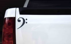Starscape Bass Clef Sticker