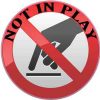 Not in Play Stickers