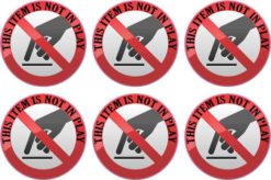 This Item Is Not in Play Stickers