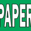 Paper Only Permanent Vinyl Sticker
