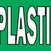 Plastic Only Permanent Vinyl Sticker