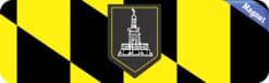 10in x 3in Baltimore Flag Magnet