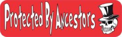 Protected By Ancestors Bumper Sticker