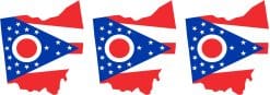 1.25in x 1.5in Die Cut Ohio Stickers
