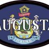 Oval Maine Flag Augusta Sticker