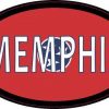 Oval Tennessee Flag Memphis Sticker