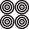 Bulls-eye Target Stickers