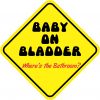 Baby on Bladder Magnet