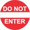Do Not Enter Sticker