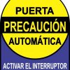 Puerta Automática Sticker