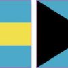 Bahamas Flag Stickers