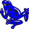 Blue Poison Dart Frog Sticker