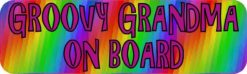 Groovy Grandma On Board Magnet