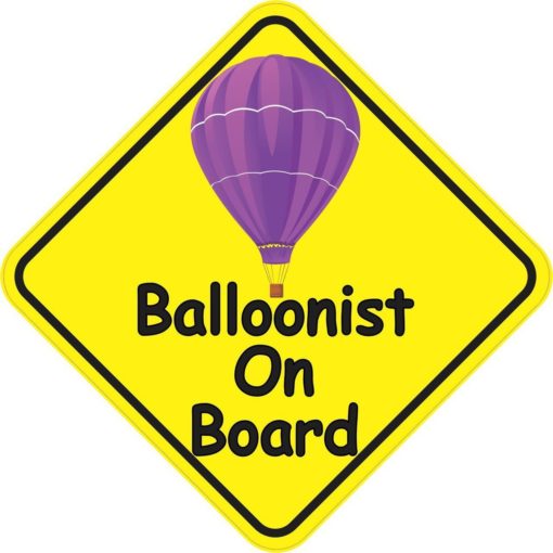 Balloonist on Board Sticker