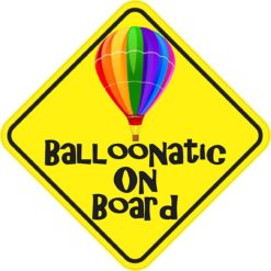 Balloonatic on Board Sticker