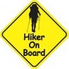 Hiker On Board Sticker