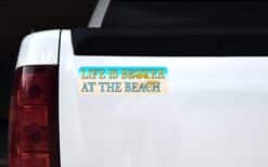 10in x 3in Life Is Better at the Beach Magnet