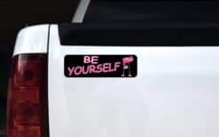 10in x 3in Be Yourself Magnet
