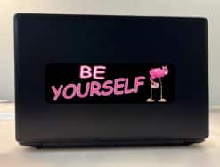10in x 3in Be Yourself Bumper Sticker