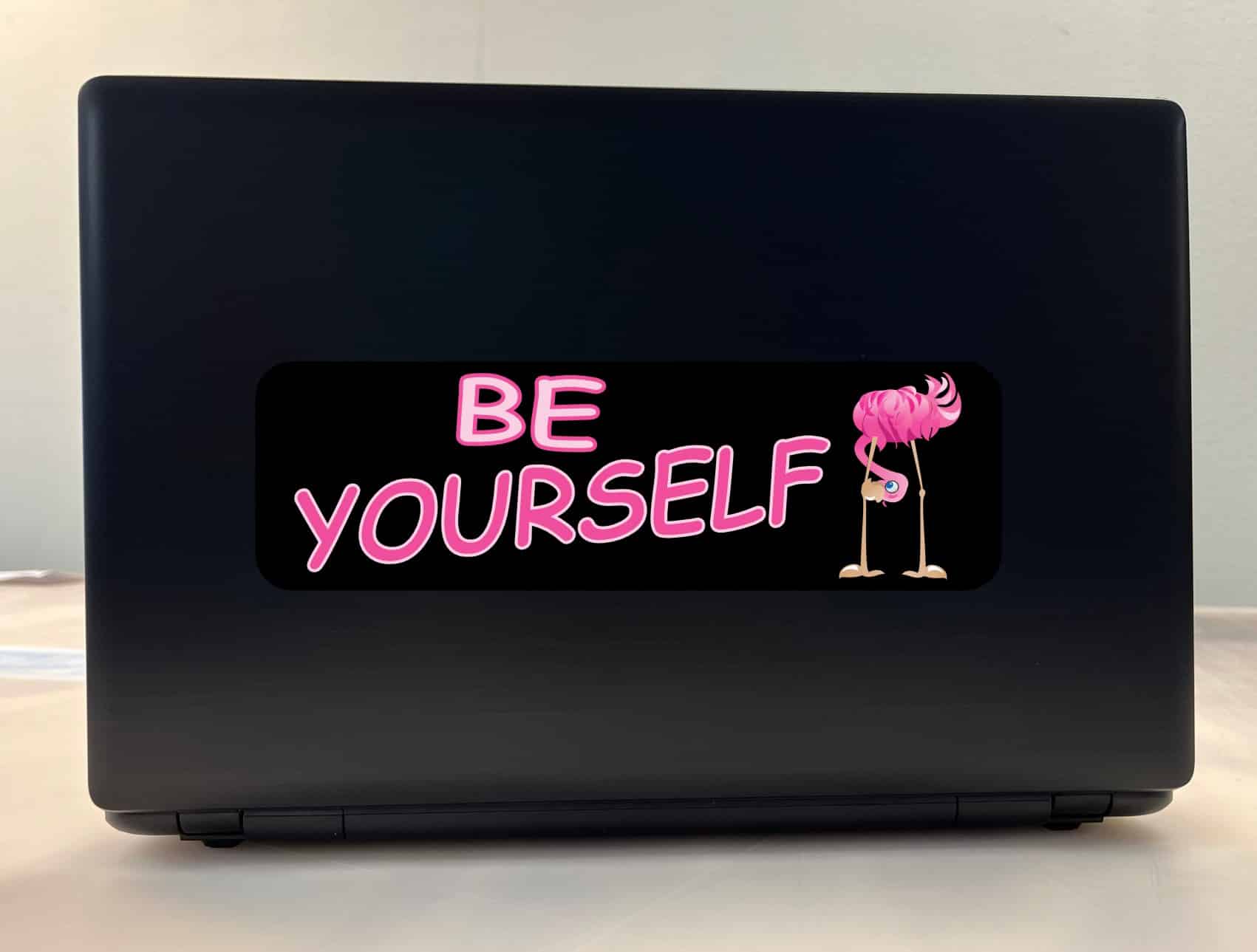 10in x 3in Be Yourself Bumper Sticker