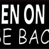 Black and White Children on Board Sticker