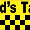 Dad's Taxi Bumper Sticker