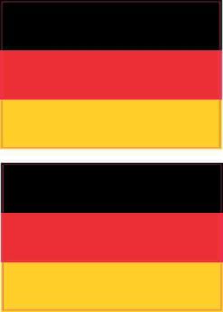 German Flag Magnets