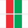 Italian Flag Stickers