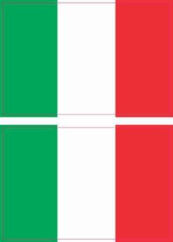 Italian Flag Stickers