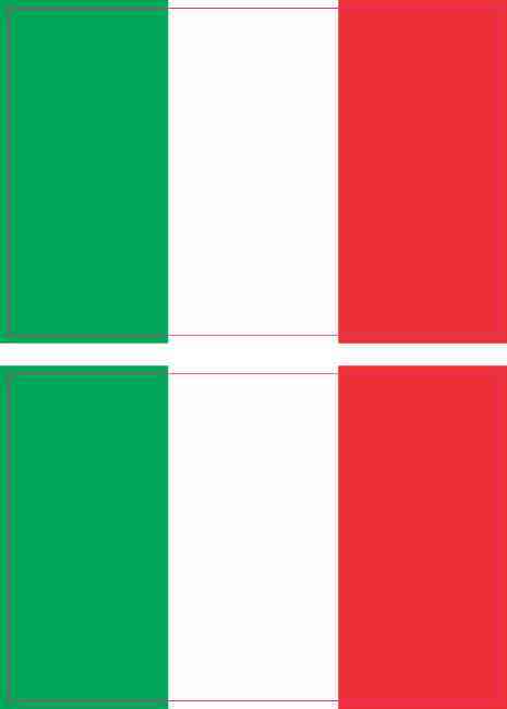 Italian Flag Magnets
