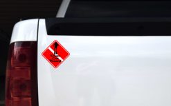 Alternative view of 5in x 5in Diver On Board Sticker