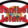 Oval Sanibel Island Sticker