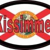 Flag Oval Kissimmee Sticker