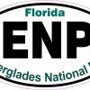 Oval Everglades National Park Sticker