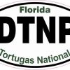 Oval Dry Tortugas National Park Sticker