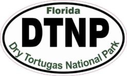 Oval Dry Tortugas National Park Sticker