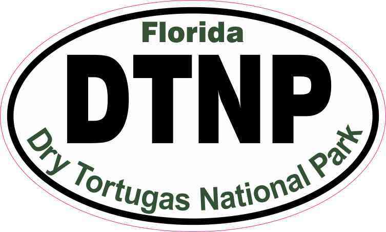 Oval Dry Tortugas National Park Sticker