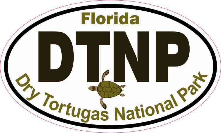 Picture Oval Dry Tortugas National Park Sticker
